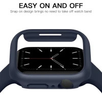 خرید کاور مدل bumper مناسب برای اپل واچ سری SE/1/2/3/4/5/6/7/8/9/2021/2023/ALUMINUM CASE سایز 42 میلی متری ازدیجی اکسس