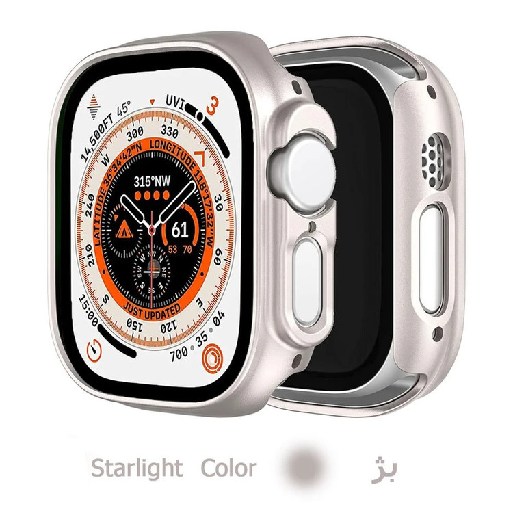 خرید کاور مدل bumper مناسب برای اپل واچ سری SE/1/2/3/4/5/6/7/8/9/2021/2023/ALUMINUM CASE سایز 42 میلی متری ازدیجی اکسس