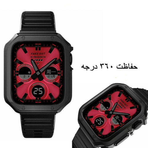 خرید کاور مدل lux-WM مناسب برای اپل واچ سری se/1/2/3/4/5/6/7/8/9/2021/2023/AluminumCase سایز 45 میلی متری از دیجی اکسس