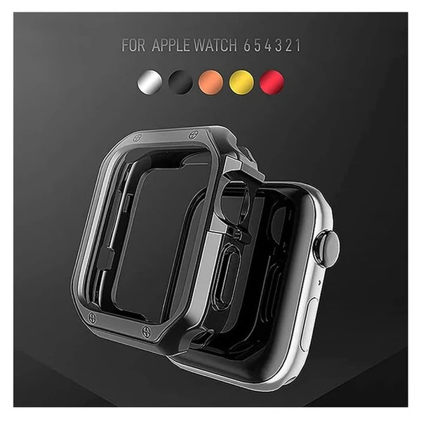 خرید کاور مدل lux-WM مناسب برای اپل واچ سری se/1/2/3/4/5/6/7/8/9/2021/2023/AluminumCase سایز 42 میلی متری از دیجی اکسس