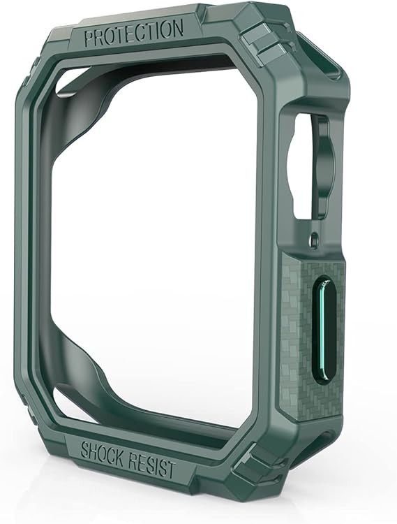 خرید کاور مدل Carbon Bumper مناسب برای اپل واچ سری Se/1/2/3/4/5/6/7/8/9/AluminumCase سایز 45 میلی متری از دیجی اکسس