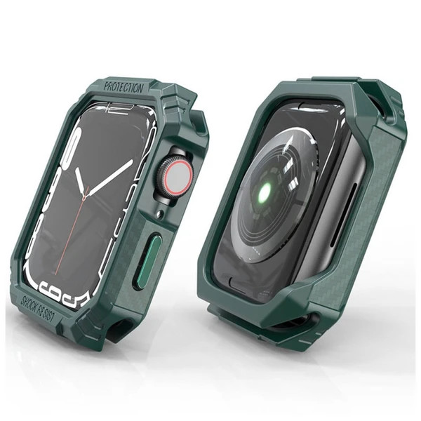 خرید کاور مدل Carbon Bumper مناسب برای اپل واچ سری Se/1/2/3/4/5/6/7/8/9/AluminumCase سایز 45 میلی متری از دیجی اکسس