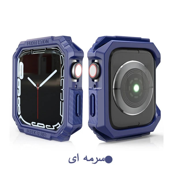 خرید کاور مدل Carbon Bumper مناسب برای اپل واچ سری Se/1/2/3/4/5/6/7/8/9/AluminumCase سایز 45 میلی متری از دیجی اکسس