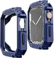 خرید کاور مدل Carbon Bumper مناسب برای اپل واچ سری Se/1/2/3/4/5/6/7/8/9/AluminumCase سایز 45 میلی متری از دیجی اکسس