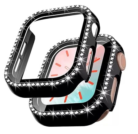 خرید کاور نگینی مدل GEM BUMPER مناسب برای اپل واچ سری SE/1/2/3/4/5/6/7/8/9/AluminumCase سایز 44 میلی متری از دیجی اکسس