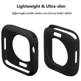 خرید کاور سیلیکونی مدل silicon bumper مناسب برای اپل واچ سری se/1/2/3/4/5/6/7/8/9/2021/2023/aluminum case سایز 45 میلی متری از دیجی اکسس