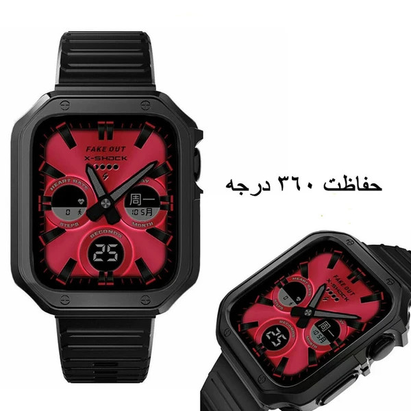 خرید کاور لوکس مدل lux مناسب برای اپل واچ سری se/1/2/3/4/5/6/7/8/9/2021/2023/aluminumcase سایز 42/44/45 میلی متری از دیجی اکسس