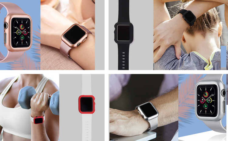 خرید کاور اپل واچ مدل bumper مناسب برای اپل واچ سری SE/1/2/3/4/5/6/7/8/9/2021/2023/ALUMINUM CASE سایز 45 میلی متری از دیجی اکسس