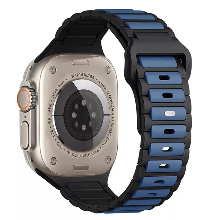 قیمت و خرید بند سیایکونی ضد حساسیت مدل Silicone Ripple برای اپل واچ سایز بندی کامل از دیجی اکسس