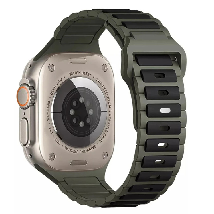 قیمت و خرید بند سیایکونی ضد حساسیت مدل Silicone Ripple برای اپل واچ سایز بندی کامل از دیجی اکسس