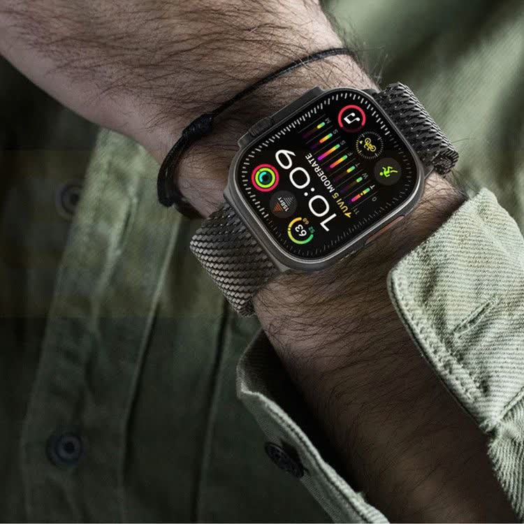 قیمت و خرید بند استیل میلانس اپل واچ با قفل پاراکورد مناسب برای سریApple wach band seri se/1/2/3/4/5/6/7/8/9 از دیجی اکسس