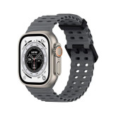 قیمت و خرید بند اپل واچ سیلیکونی موجدار با سگک مدل loop SPORT F برای ااپل واچ اولترا Ultra / Ultra2/Ultra3 49 mm ضد حساسیت و رنگ ثابت از دیجی اکسس