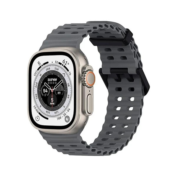 قیمت و خرید بند اپل واچ سیلیکونی موجدار با سگک مدل loop SPORT F برای ااپل واچ اولترا Ultra / Ultra2/Ultra3 49 mm ضد حساسیت و رنگ ثابت از دیجی اکسس