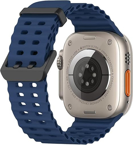 قیمت و خرید بند اپل واچ سیلیکونی موجدار با سگک مدل loop SPORT F برای ااپل واچ اولترا Ultra / Ultra2/Ultra3 49 mm ضد حساسیت و رنگ ثابت از دیجی اکسس