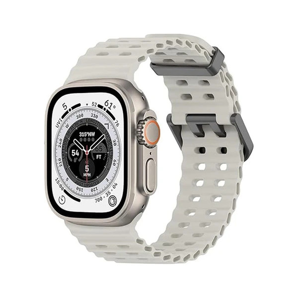 قیمت و خرید بند اپل واچ سیلیکونی موجدار با سگک مدل loop SPORT F برای ااپل واچ اولترا Ultra / Ultra2/Ultra3 49 mm ضد حساسیت و رنگ ثابت از دیجی اکسس