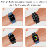 قیمت و خرید بند سیلیکونی تمام مگنتی اپل واچ - راحتی و استایل بینهایت در رنگهای متنوع مناسب برای اپل واچ سری Se/1/2/3/4/5/6/7/8/9/AluminumCase سایز 38/40/41 میلی متری از دیجی اکسس