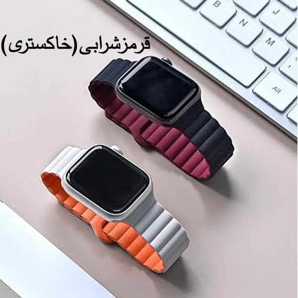 قیمت و خرید بند سیلیکونی تمام مگنتی اپل واچ - راحتی و استایل بینهایت در رنگهای متنوع مناسب برای اپل واچ سری Se/1/2/3/4/5/6/7/8/9/AluminumCase سایز 38/40/41 میلی متری از دیجی اکسس