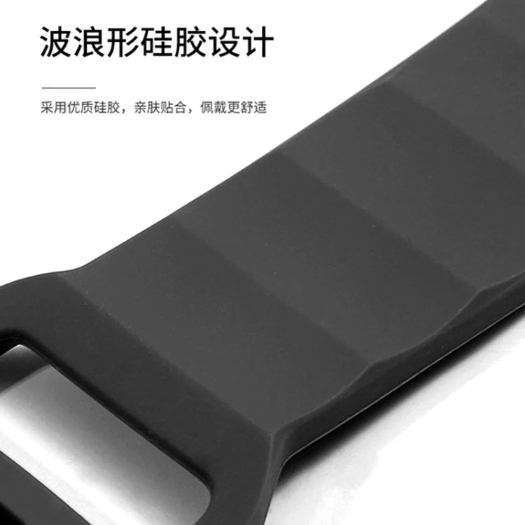 قیمت و خرید بند اپل واچ سیلیکونی نیو موجدار با سگک مدل SPORT F برای اپل واچapple wach strap Se/1/2/3/4/5/6/7/8/9/AluminumCase 45 mm از دیجی اکسس