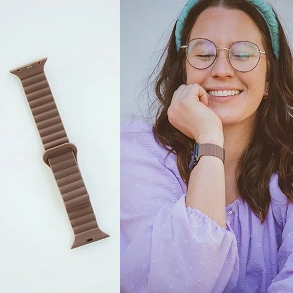 خرید بند سیلیکونی مدل نیو مگنت اپل واچ - راحتی و استایل بینهایت در رنگهای متنوع مناسب برای اپل واچUltra / Ultra 2/Ultra 3 49 mm از دیجی اکسس