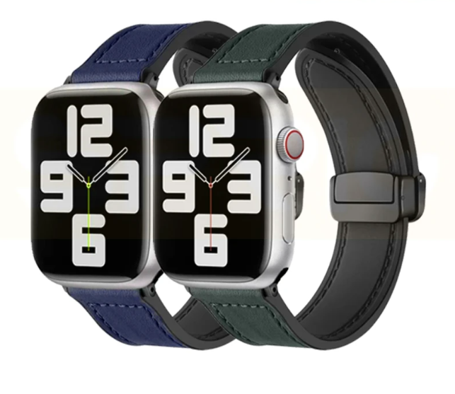 خرید بند چرم مدل Magnetic Leather مناسب اپل واچ سری Se/1/2/3/4/5/6/7/8/9/Ultra/Ultra2 سایز 42/44/45/49 میلیمتری از دیجی اکسس