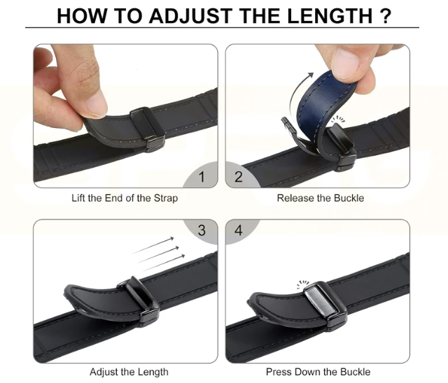 خرید بند چرم مدل Magnetic Leather مناسب اپل واچ سری Se/1/2/3/4/5/6/7/8/9/Ultra/Ultra2 سایز 42/44/45/49 میلیمتری از دیجی اکسس