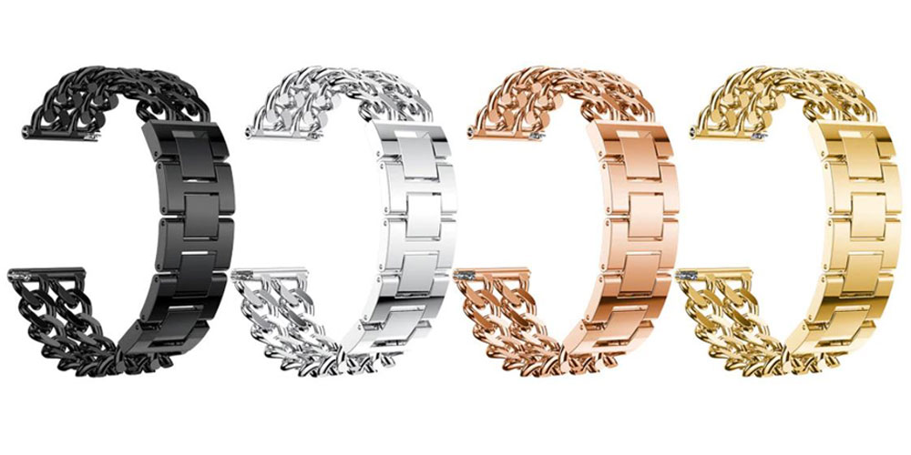 قیمت و خرید بند ساعت هوشمند مدل کارتیه امیزفیت Amazfit Bip Lite استیل ضد حساسیت Xiaomi Amazfit Bip Lite Cartier Chain Band