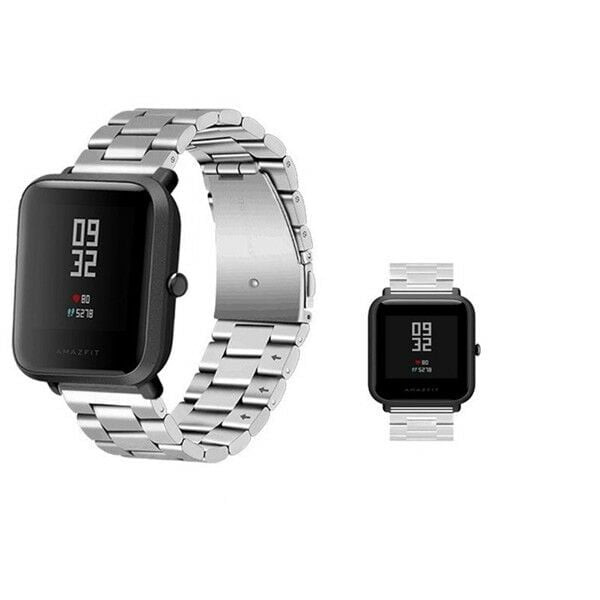 قیمت و خرید بند فلزی/ استیل بند سه مهره طرح 3Bead ساعت هوشمند شیائومی امازفیت لایت Amazfit Bip Lite از دیجی اکسس