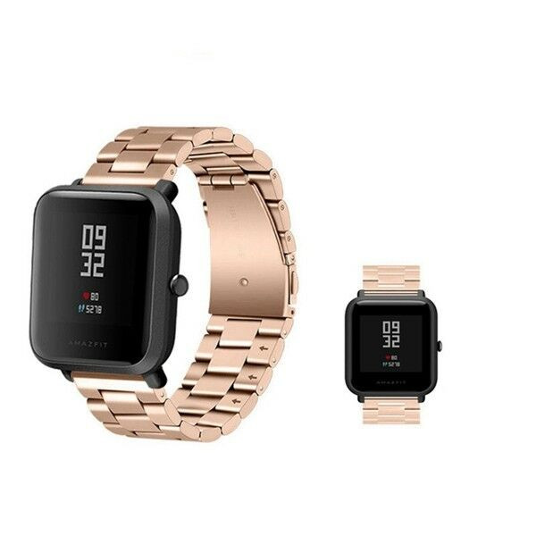 قیمت و خرید بند فلزی/ استیل بند سه مهره طرح 3Bead ساعت هوشمند شیائومی امازفیت لایت Amazfit Bip Lite از دیجی اکسس