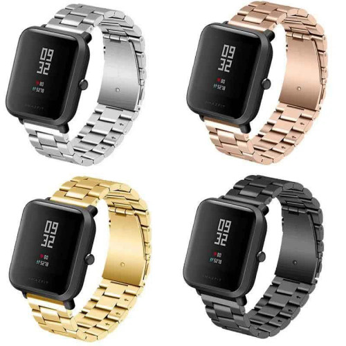 قیمت و خرید بند فلزی/ استیل بند سه مهره طرح 3Bead ساعت هوشمند شیائومی امازفیت لایت Amazfit Bip Lite از دیجی اکسس