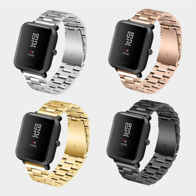 قیمت و خرید بند فلزی/ استیل بند سه مهره طرح 3Bead ساعت هوشمند شیائومی امازفیت لایت Amazfit Bip Lite از دیجی اکسس