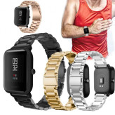 قیمت و خرید بند فلزی/ استیل بند سه مهره طرح 3Bead ساعت هوشمند شیائومی امازفیت لایت Amazfit Bip Lite از دیجی اکسس