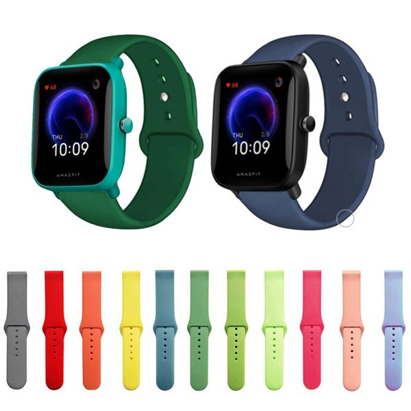 قیمت و خرید بند سیلیکونی ساعت امیزفیت Amazfit U مدل دکمهای اصل از دیجی اکسس