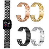 قیمت و خرید بند فلزی/ استیل ساعت شیائومی Amazfit Bip Lite استیل Cartier ضد زنگ 5 مهره از دیجی اکسس