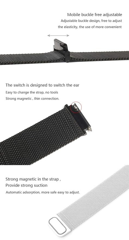 قیمت و خرید بند حصیری فلزی مدل میلانس ساعت هوشمند شیائومی امیزفیت بیپ یو پرو Xiaomi Amazfit Bip U Pro از دیجی اکسس