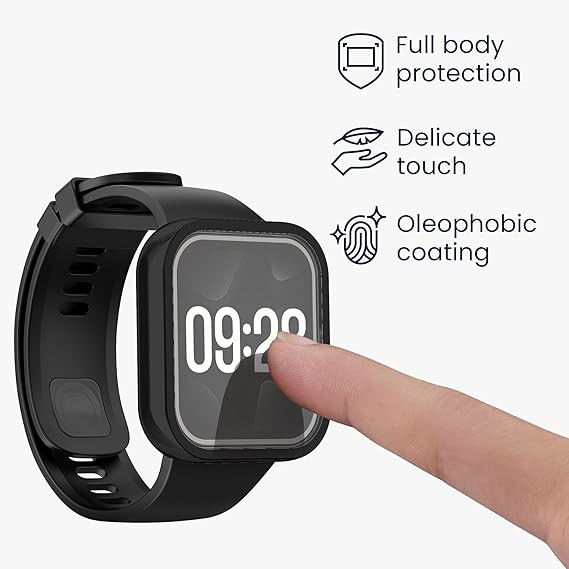 قیمت و خرید کاور بامپر بدون گلس براق مدل SHINE Watch5 مناسب برای ساعت هوشمند شیائومی 4/Redmi Watch 5 از دیجی اکسس