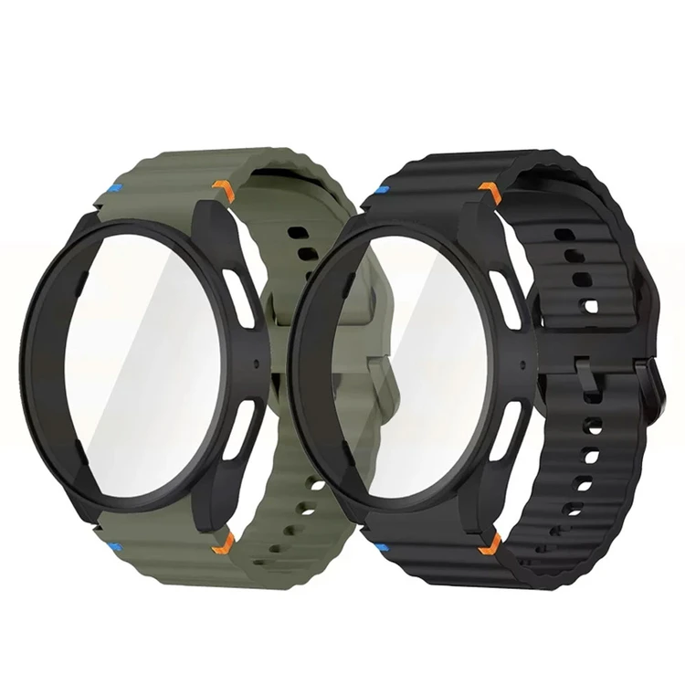 قیمت و خرید ست بند سیلیکونی + کاور و گلس سامسونگ واچ 5 سایز 40 میلی متری Galaxy Watch 5 40mm | از دیجی اکسس