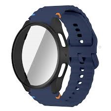 ست بند سیلیکونی + کاور و گلس سامسونگ گلکسی واچ 6 کلاسیک 47 میلی متری Galaxy Watch 6 Classic 47mm | محافظت کامل با استایل متنوع