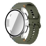 ست بند سیلیکونی + کاور و گلس سامسونگ گلکسی واچ 6 کلاسیک 47 میلی متری Galaxy Watch 6 Classic 47mm | محافظت کامل با استایل متنوع