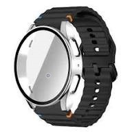 ست بند سیلیکونی + کاور و گلس سامسونگ گلکسی واچ 6 کلاسیک 47 میلی متری Galaxy Watch 6 Classic 47mm | محافظت کامل با استایل متنوع