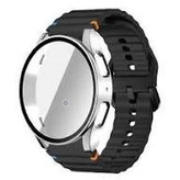 ست بند سیلیکونی + کاور و گلس سامسونگ گلکسی واچ 6 کلاسیک 47 میلی متری Galaxy Watch 6 Classic 47mm | محافظت کامل با استایل متنوع