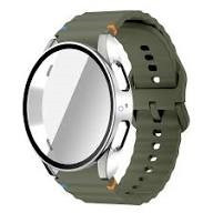 ست بند سیلیکونی + کاور و گلس سامسونگ گلکسی واچ 6 کلاسیک 47 میلی متری Galaxy Watch 6 Classic 47mm | محافظت کامل با استایل متنوع