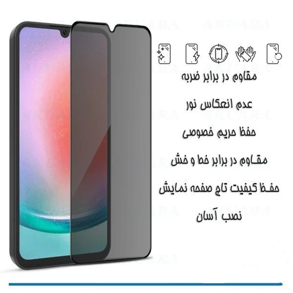 قیمت و خرید حافظ صفحه نمایش حریم شخصی مدل PRV AKU مناسب برای گوشی موبایل شیائومی POCO X5 از دیجی اکسس