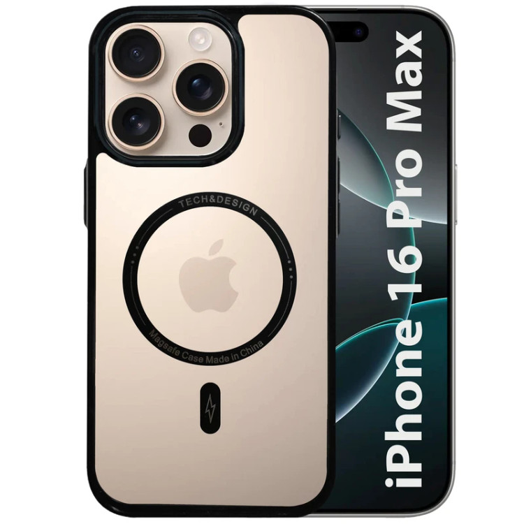 خرید کاور مدل Magsafe BRD RngFl مناسب برای گوشی موبایل اپل iPhone 16 Pro به همراه محافظ لنز دوربین و محافظ صفحه نمایش