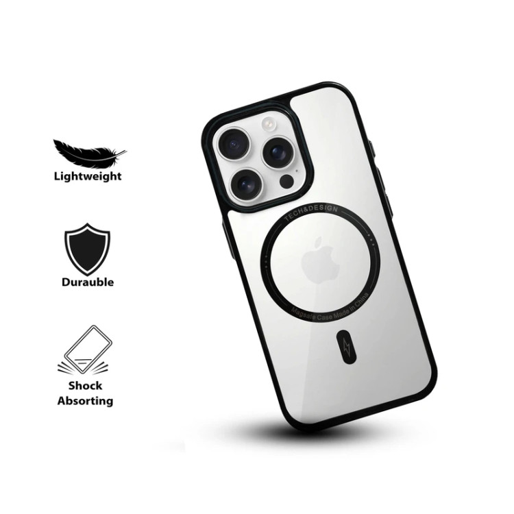 خرید کاور مدل Magsafe BRD RngFl مناسب برای گوشی موبایل اپل iPhone 16 Pro به همراه محافظ لنز دوربین و محافظ صفحه نمایش