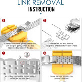 قیمت و خرید بند استیل / فلزی مناسب برای ساعت هوشمند مدل 7Bead SLV 2C مناسب برای اپل واچ 40 mm سری 5 از دیجی اکسس