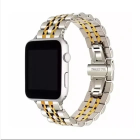 قیمت و خرید بند استیل / فلزی مناسب برای ساعت هوشمند مدل 7Bead SLV 2C بند استیل / فلزی ساعت هوشمند مناسب برای اپل واچ 42 mm سری 10 از دیجی اکسس