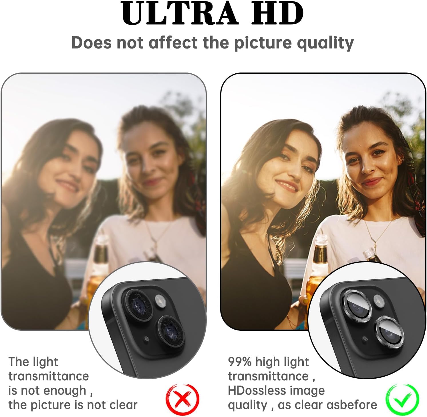 قیمت و خرید محافظ لنز دوربین رینگی مدل مناسب برای گوشی موبایل اپل Lens Protector for iphone 14 Plus از دیجی اکسس