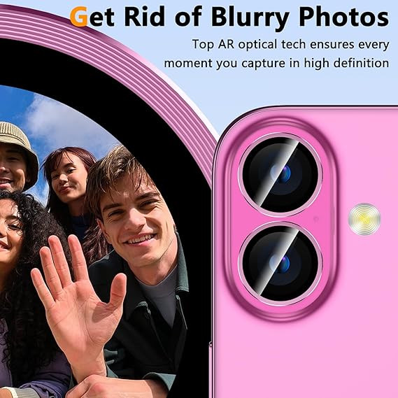 قیمت و خرید محافظ لنز دوربین رینگی مدل مناسب برای گوشی موبایل اپل Lens Protector for iphone 16/16 Plus از دیجی اکسس