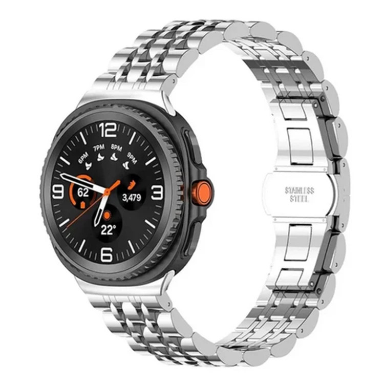 قیمت و خرید بند استیل/فلزی 7مهره مناسب ساعت سامسونگ گلکسی واچ 8 / Galaxy Watch 8 44mm (ضد زنگ) از دیجی اکسس