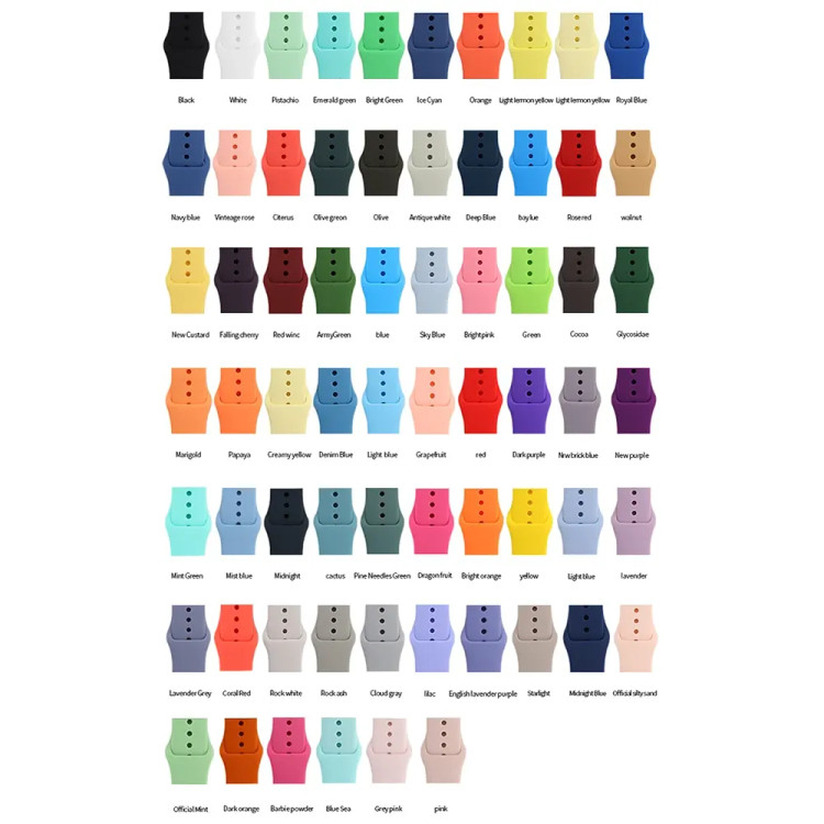 قیمت و خرید بند سیلیکون پاک کنی اصل مدل Sic مناسب برای اپل واچ apphe wache سایزبندی و رنگ بندی کامل از دیجی اکسس